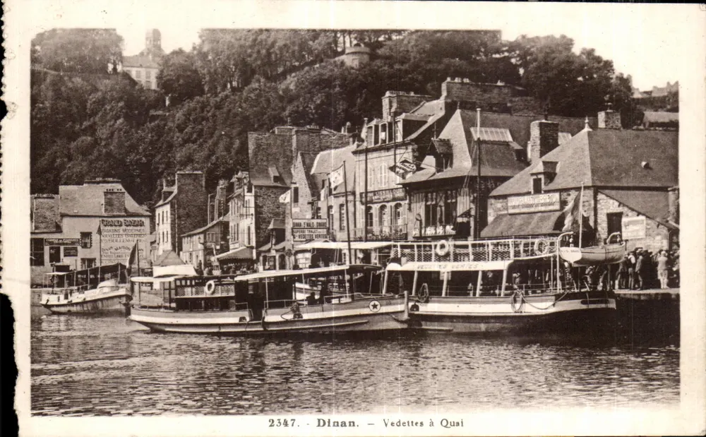 Dinan — Vedettes aan de Kade — uitgever Laurent Net-Hennes, n° 2347 - Voorkant