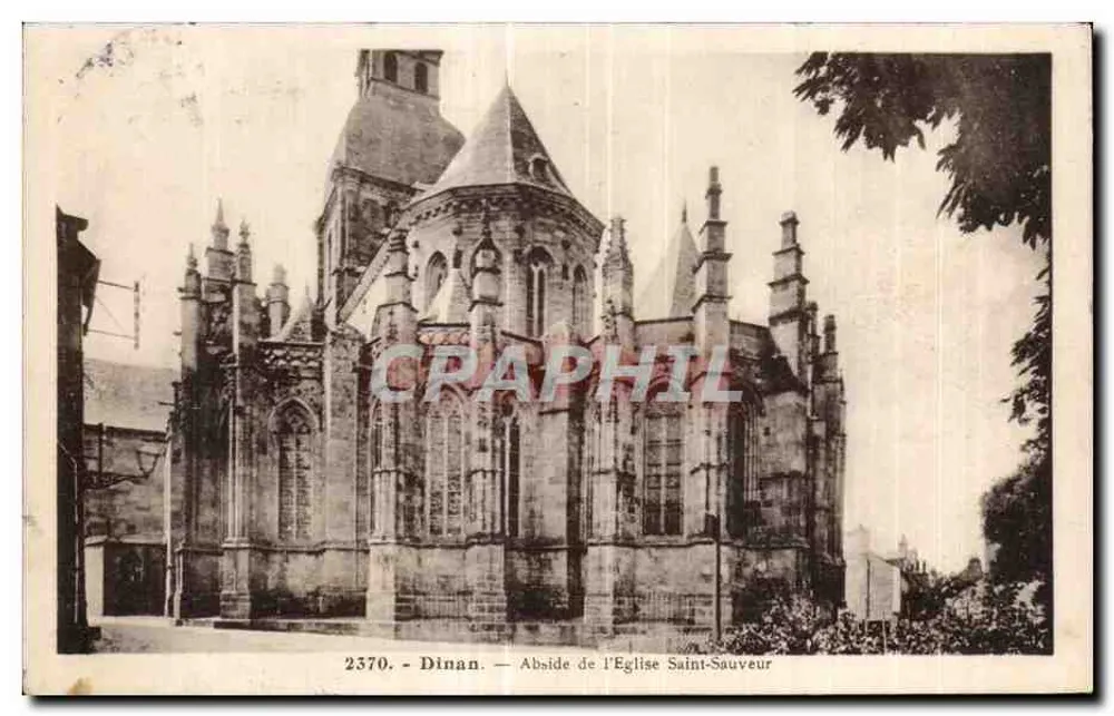 Dinan — Apsis der Kirche Saint-Sauveur — Verlag: Centre de Tourisme de Bretagne, Nr. 2570 - Vorderseite