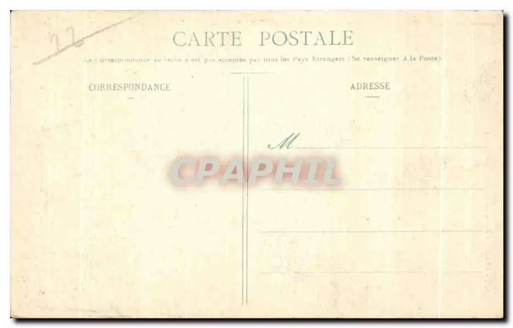 Dinan - Porta do Jerzual (lado Oeste) — J.R.D. n° 118 - Verso