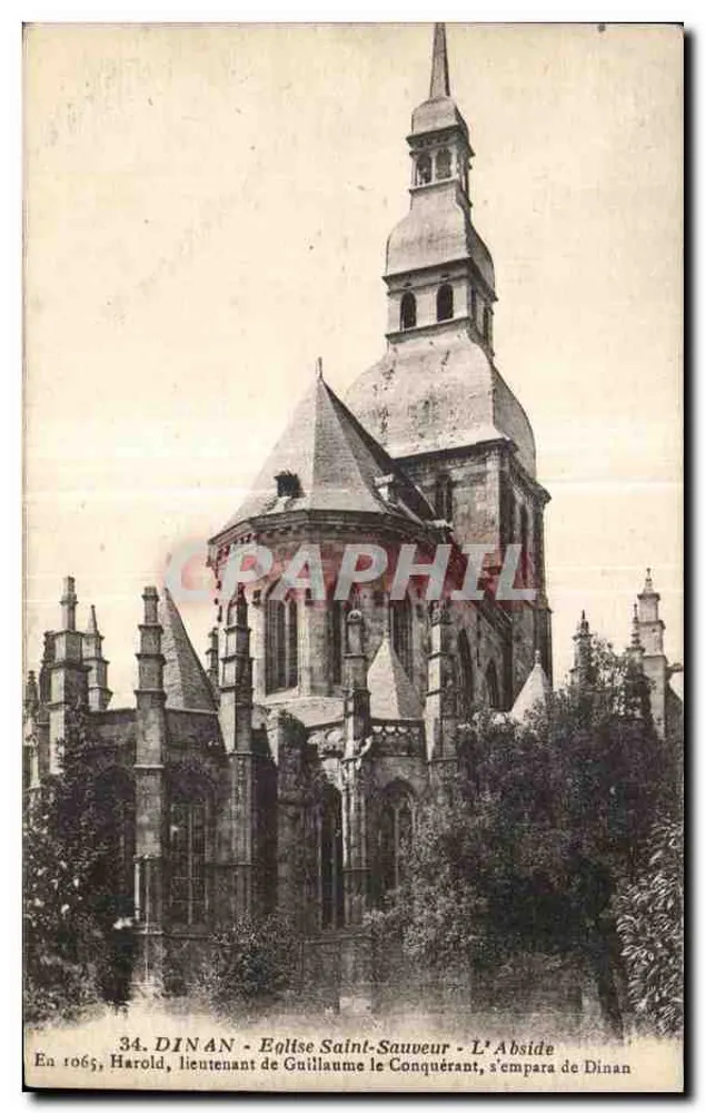 Dinan - Igreja de São Salvador - A Abside — G. Artaud, Nantes - Frente