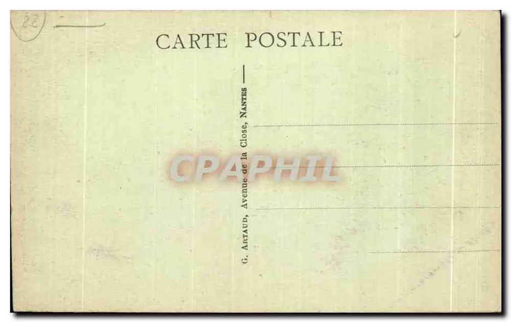Dinan - Igreja de São Salvador - A Abside — G. Artaud, Nantes - Verso