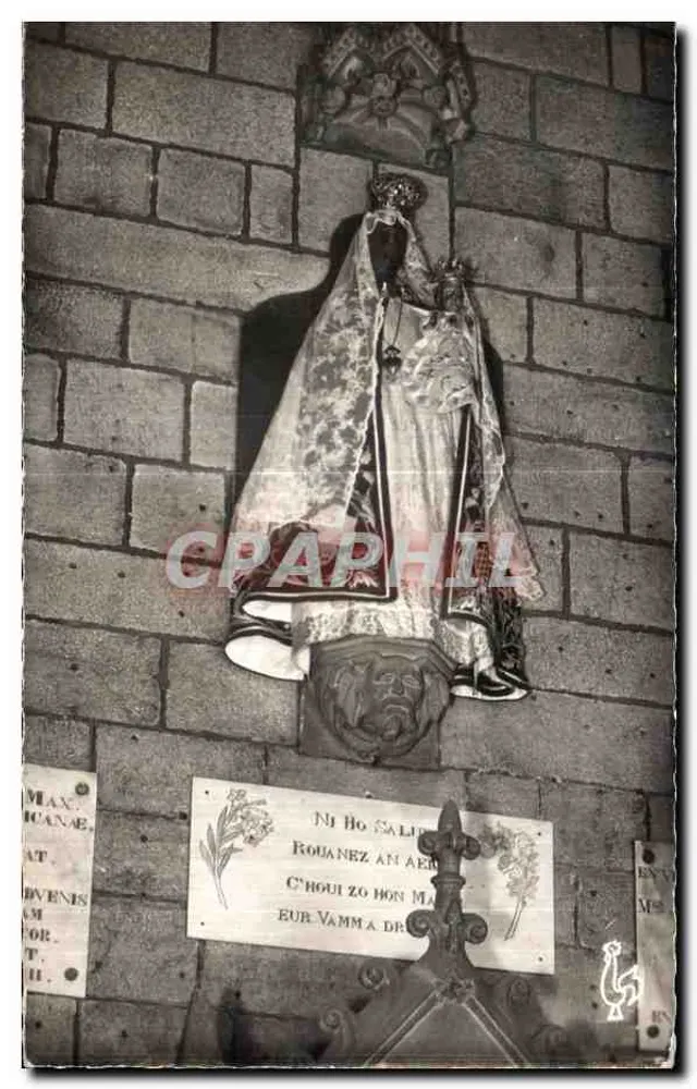 Die Schwarze Jungfrau — Basilika Notre-Dame de Bon Secours — Guingamp (C.-du-N.) - Vorderseite
