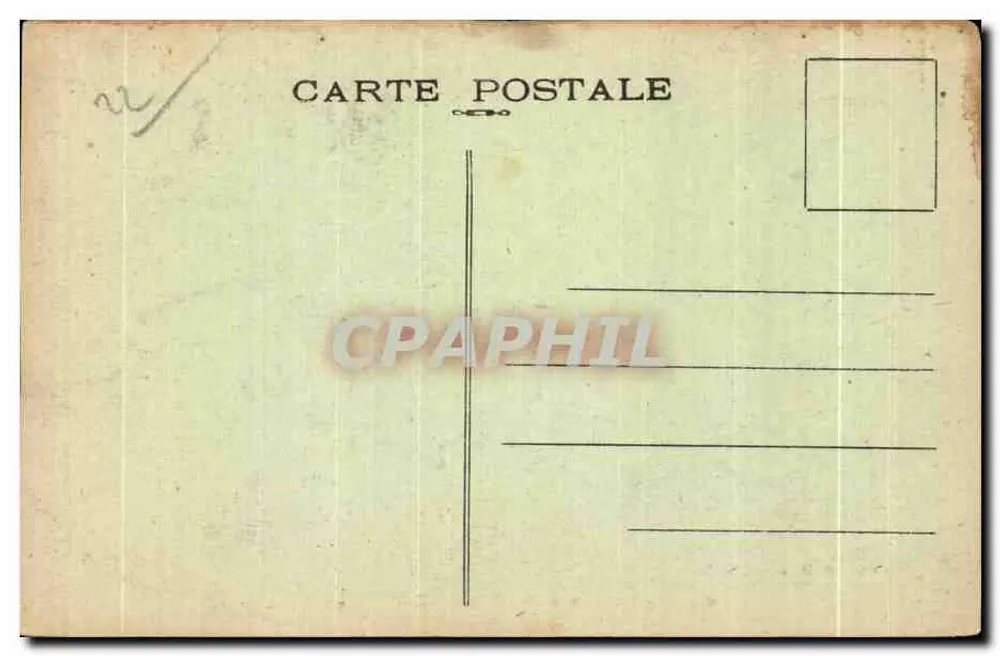 La Croix de Maudez à l'Île de Bréhat — éditeur E. Haguinot, St-B. - Verso