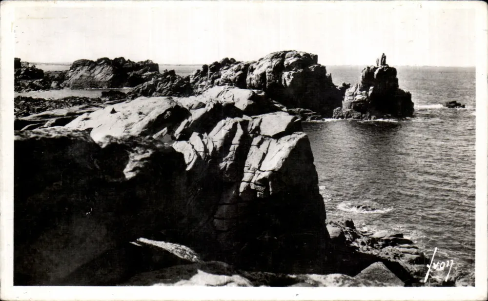 Insel Bréhat (Côtes-du-Nord) — Die Felsen des Paon — Éditions d'Art 'WYON', Paris - Vorderseite