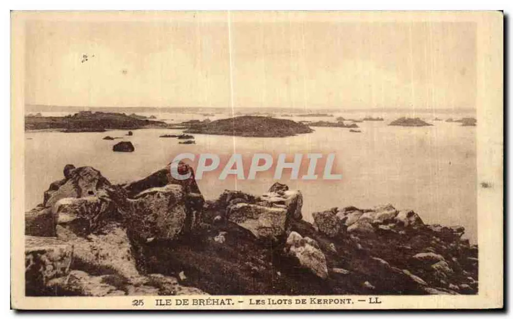 Ilha de Bréhat — Os ilhotas de Ker Pont — LL - Frente