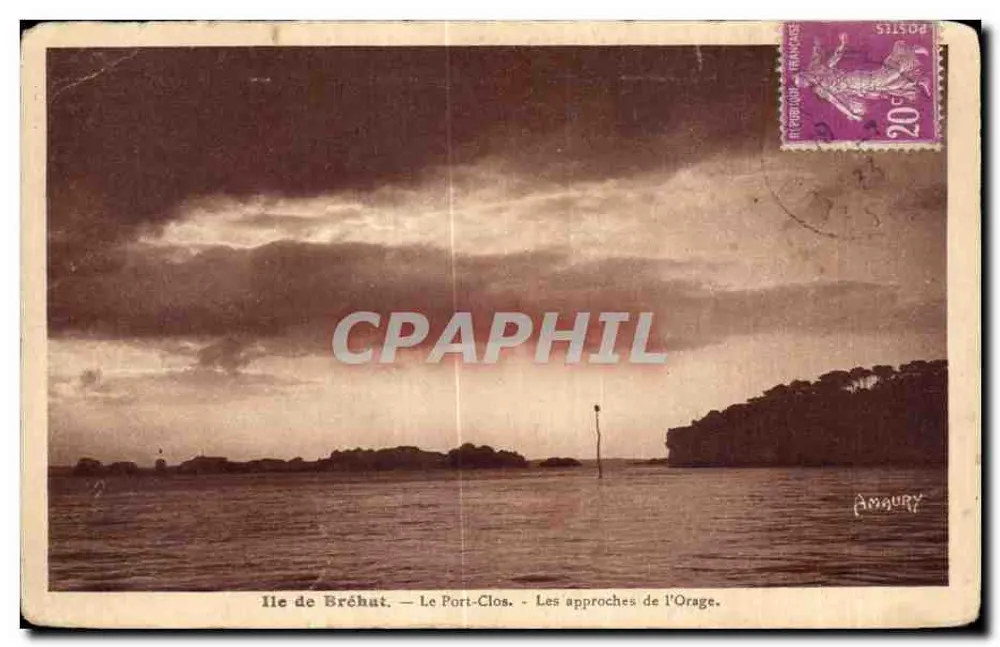 Ile de Bréhat — Le Port-Clos — Les approches de l'Orage — Amgury - Vorderseite