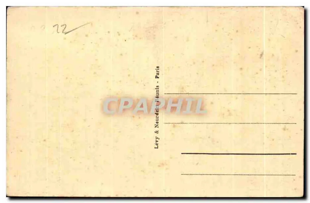 Ilha Bréhat — através dos pinheiros — Levy & Neurdein-founs, n°94 - Verso