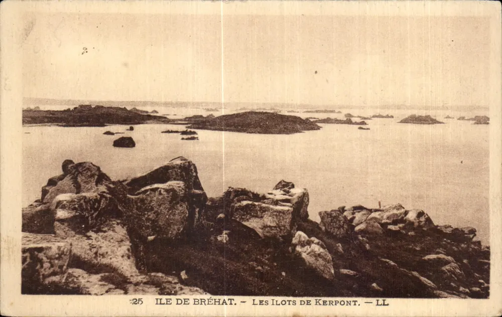 Ilha de Bréhat — Os ilhotas de Kerpont — LL - Frente