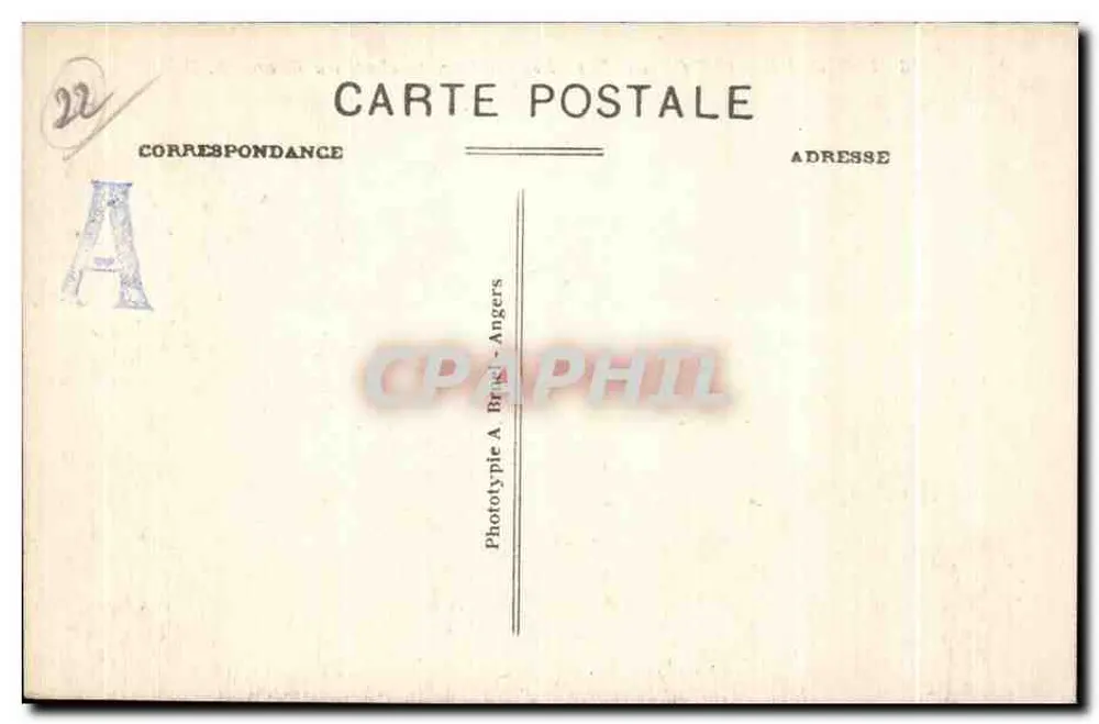 Ile de Bréhat (C.-du-N.) — Les Curieux Rochers du Paon — A. B. - Rückseite