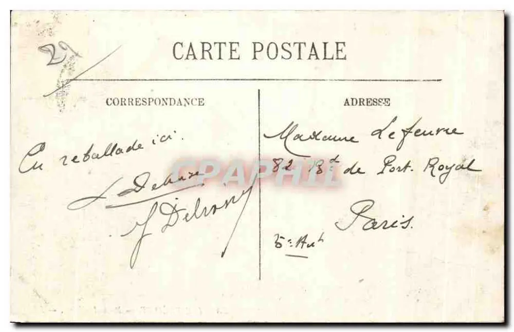 Ilha Brehat — Roch-Ar-Velen — LL — n°38 - Verso