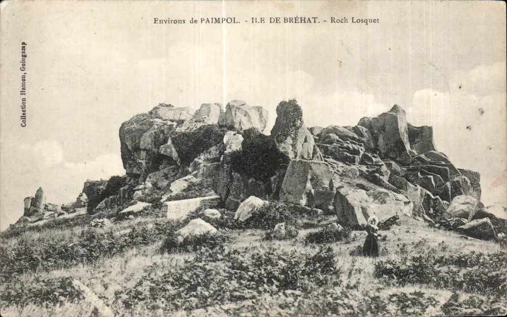 Roch Losquet — Ilha de Bréhat — Ao redor de Paimpol — Editor Guingamp - Frente