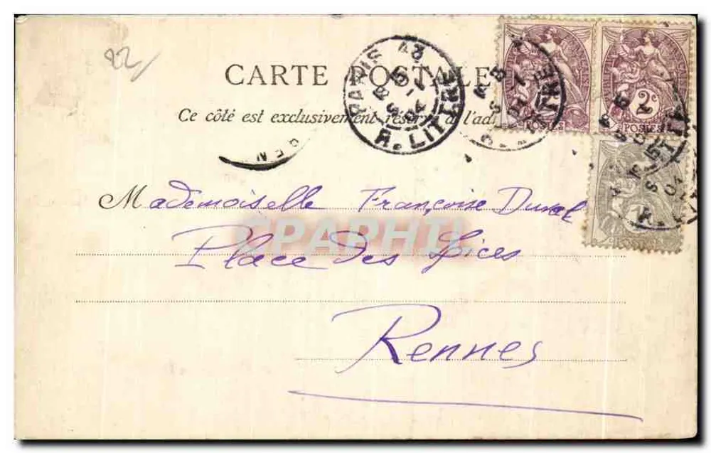 Côte d'Emeraude — O Gouffre — G.F. — 1608. BREHAT - Verso