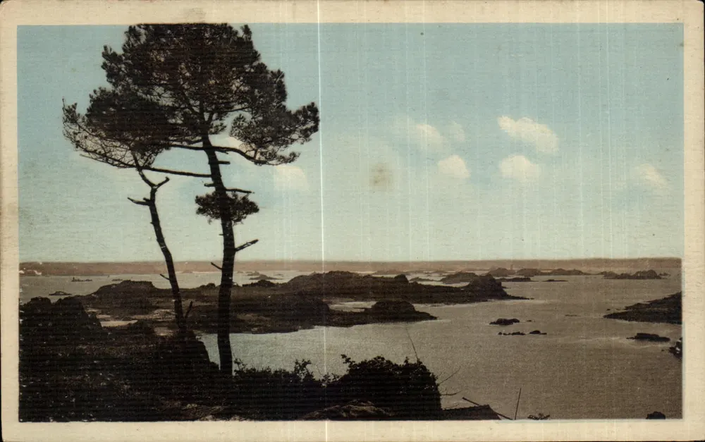 Insel Bréhat — Die kleine Insel Béniguet von der Citadel aus gesehen — Edition E. Hamonic, Saint-Bréhat - Vorderseite