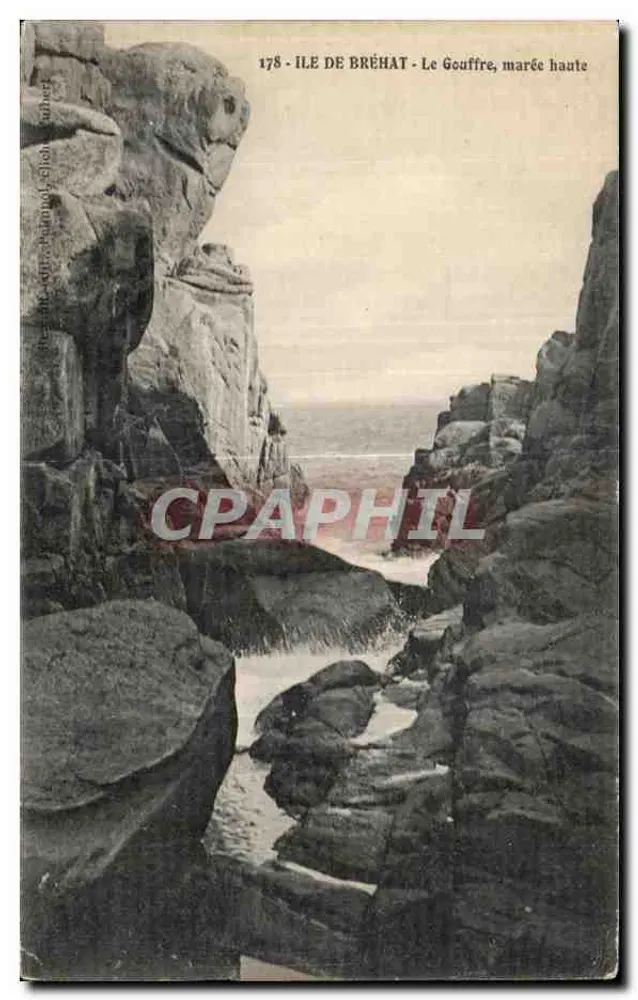 Wyspa Bréhat — Le Gouffre, przypływ - Awers