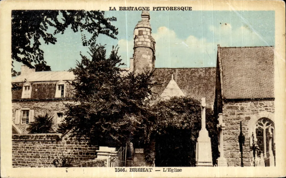 Die Kirche — Bréhat — Die pittoreske Bretagne - Vorderseite