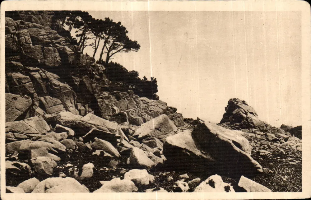 Granitküste — Insel Bréhat (C.-du-N.) — Les Éditions d'Art YV.CN. Paris - Vorderseite