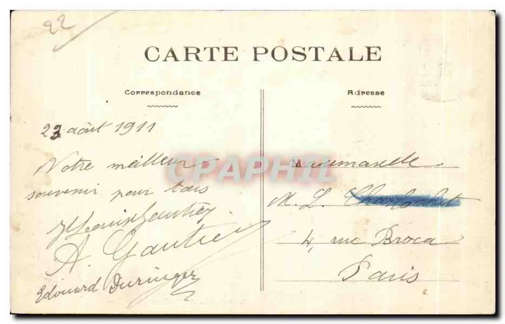 Umgebung von PAIMPOL — ILE DE BRÉHAT — Welle, die an der Küste bricht — Verlag Renault, Paimpol. Foto von VuiBERT - Rückseite