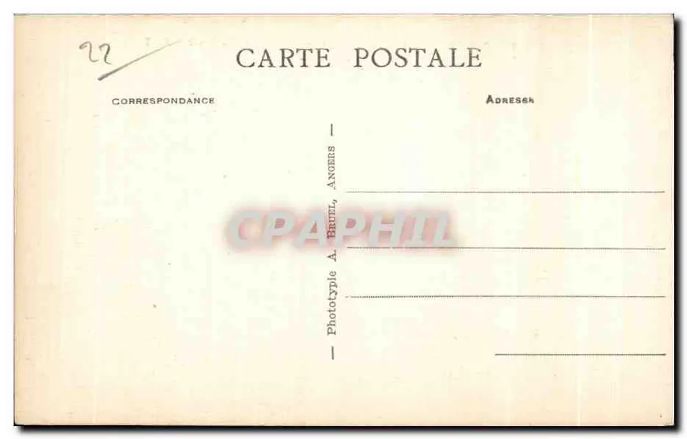 PLOUMANACH (C. du-N.) - Rochers étranges - Le Lapin - A. B. - Verso