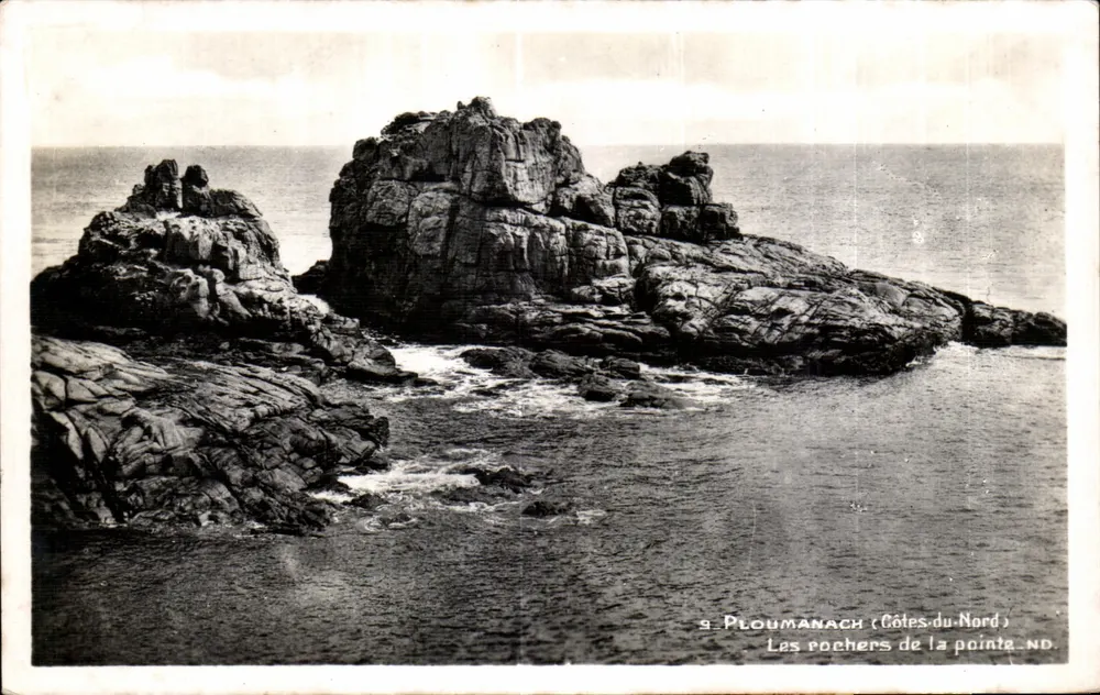 Ploumanach (Côtes-du-Nord) — Die Felsen der ND-Punkte — Verlag Lévy et Neurdein, Paris - Vorderseite