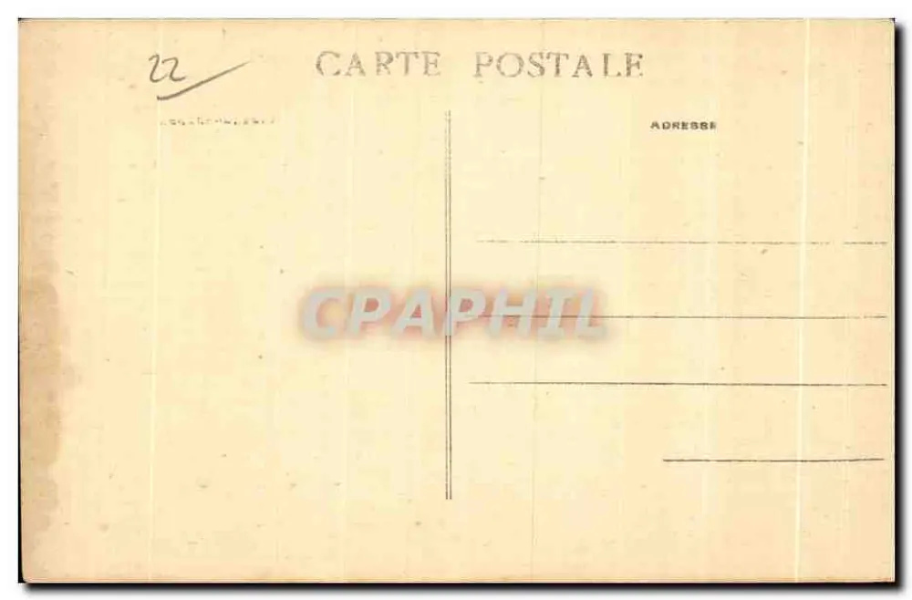 Castelo de Costaéres — Ploumanach (Côtes-du-Nord) — editor desconhecido, n° 247 - Verso