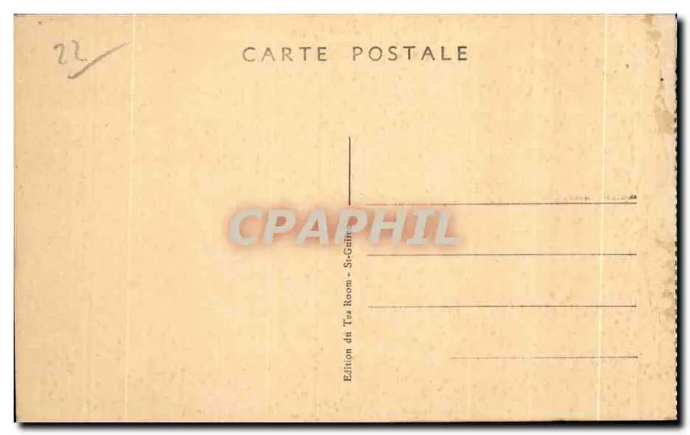 Ploumanach (C.-du-N.) — Os quebrantes do Farol — A.B. - Verso