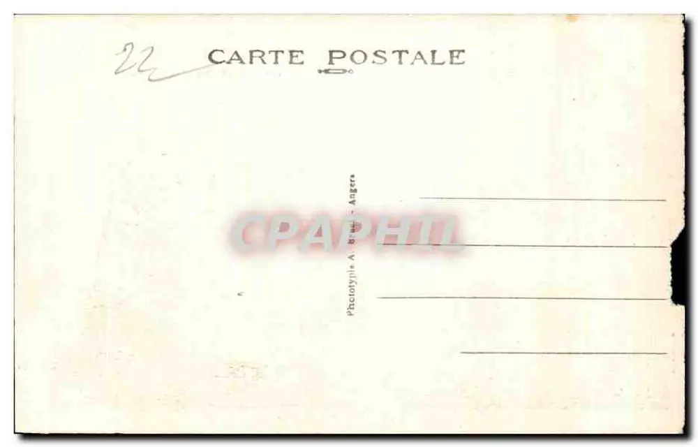 Ploumanach (C.-du-N.) — Castelo de Costaërès — decoração de filmagem de « Quo Vadis » e « Morgane » - Verso