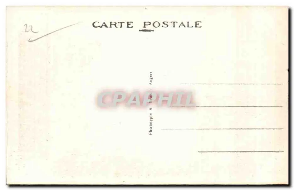 Ploumanach (Côtes-du-Nord) — O Squevel, chamado Rocher du Diable — A. B. - Verso