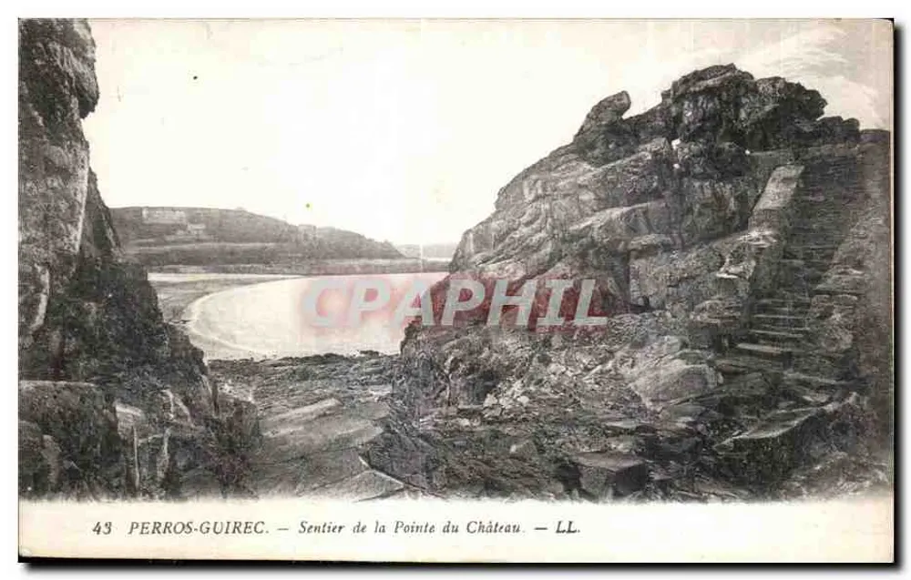 Perros-Guirec — Caminho da Ponta do Castelo — LL, n°49 - Frente
