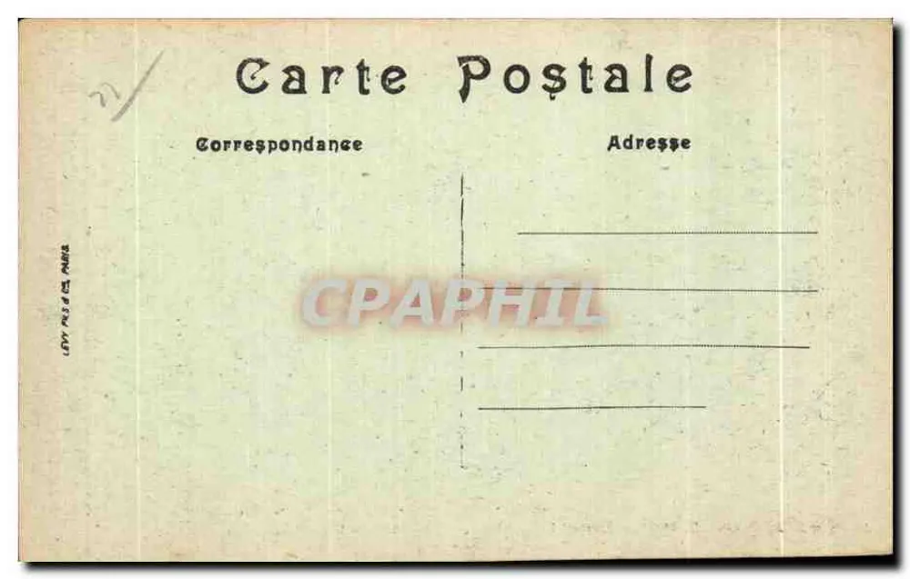 Perros-Guirec — Caminho da Ponta do Castelo — LL, n°49 - Verso