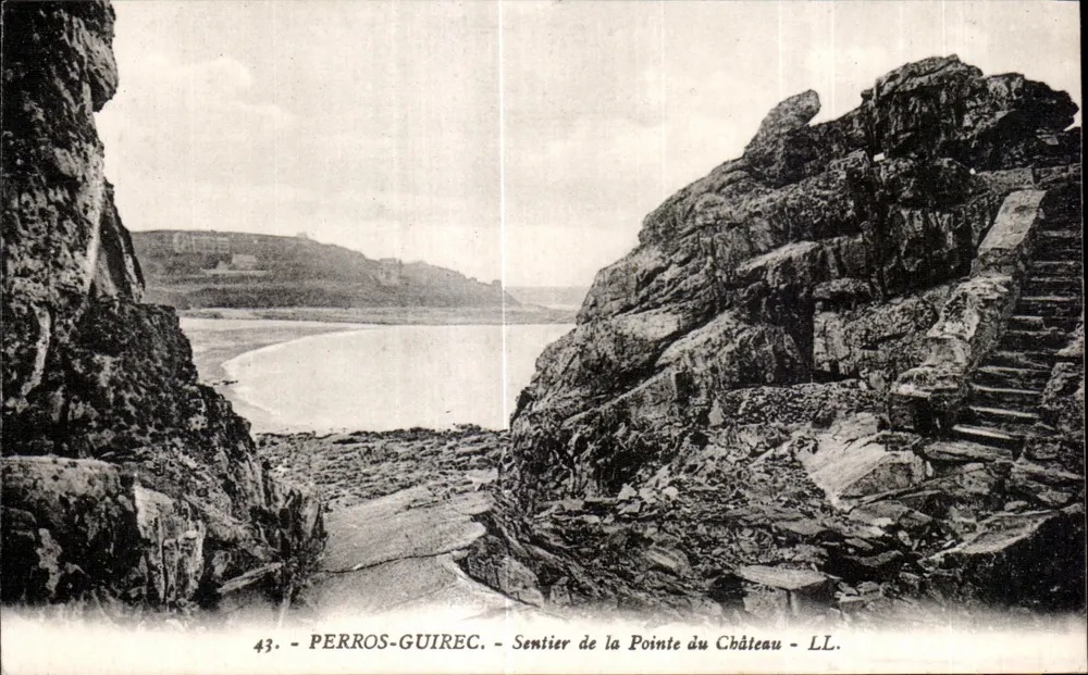 Perros-Guirec - Sentiero della Punta del Castello - LL - Recto