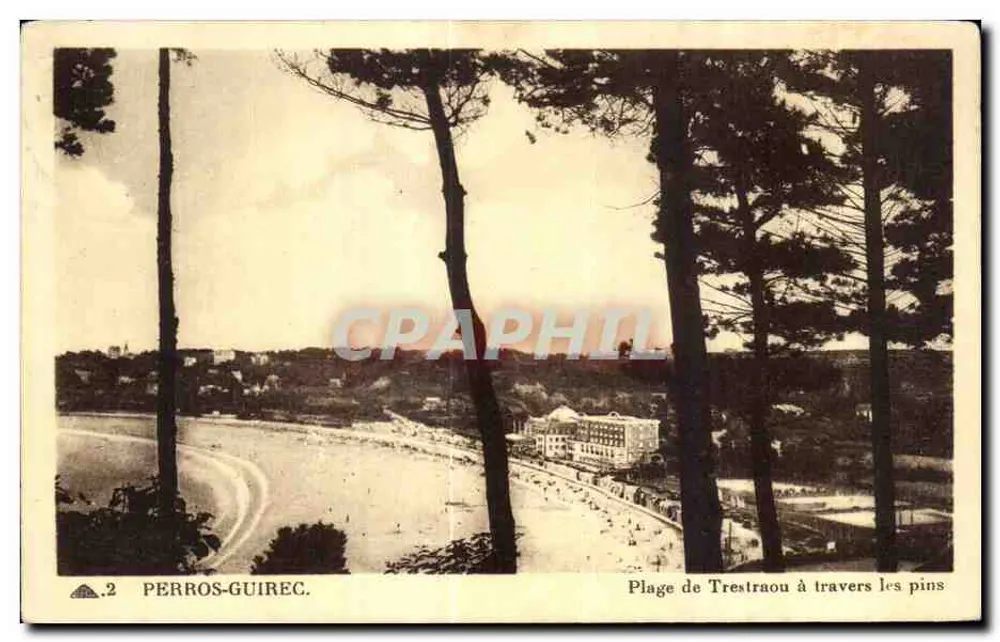 Strand von Trestraou durch die Tannen — Perros-Guirec — n°2 - Vorderseite