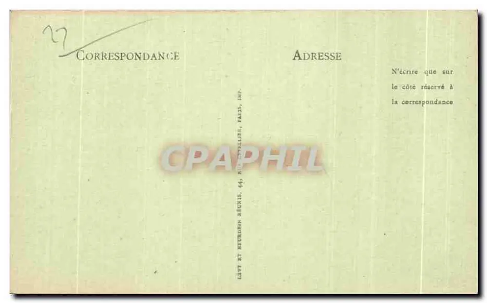 Pérelos-Guhrec — Kirche Notre-Dame de la Clarté — Verlag Lett & Neurdon Secnis, Paris - Rückseite
