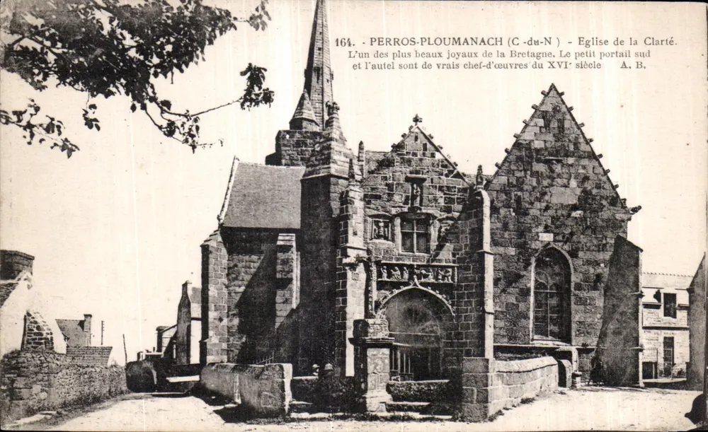 Perros-P loumanach (C.-du-N.) — Kirche der Clarté — A. B. - Vorderseite