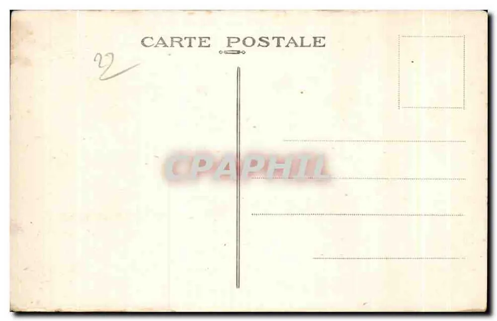 Perros-Ploumanach (C.-du-N.) — Église de la Clarté — Édition de l'Hôtel Beau-Séjour, Trégastel - Rückseite