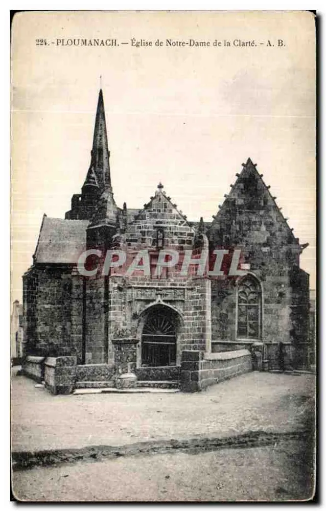 Ploumanach — Kirche Notre-Dame de la Clarté — A. B. - Vorderseite