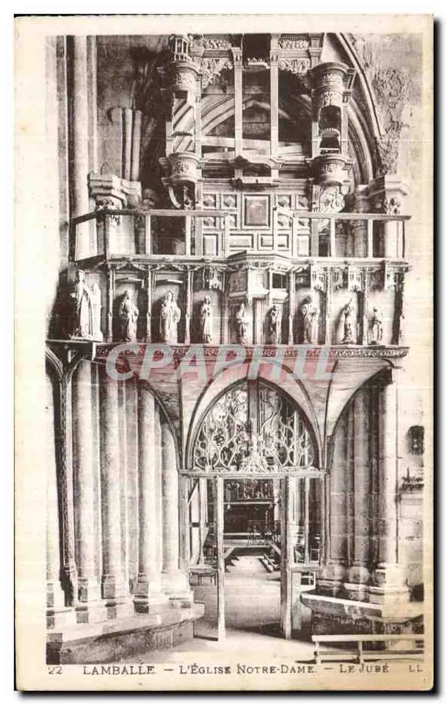 Lamballe — Kirche Notre-Dame — Der Roodschirm - Vorderseite