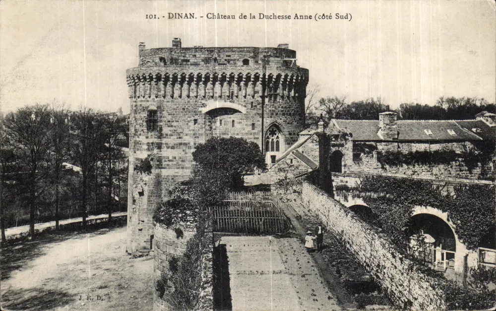 Dinan - Château de la Duchesse Anne (côté Sud) — J. K. D. — n° 101 - Vorderseite