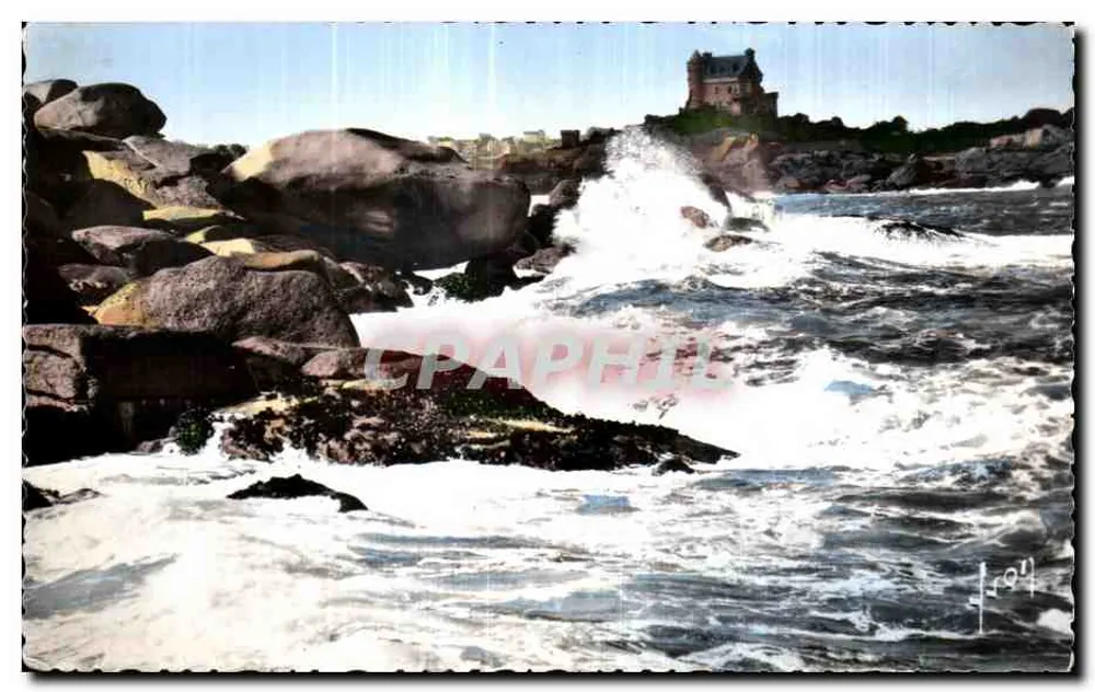 Die Felsen des Schlosses Castaérès — Ploumanac'h-en-Perros-Guirec — Les Éditions d'Art - Vorderseite