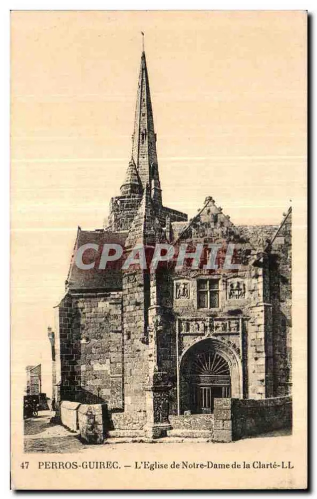 Perros-Guirec — Die Kirche Notre-Dame de la Clarté — C.° des Arts, Straßburg - Vorderseite