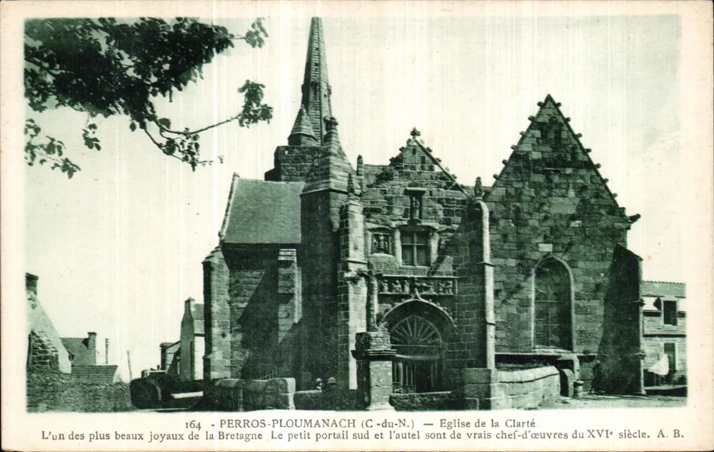 Perros-P loumanach (C.-du-N.) — Église de la Clarté — chef-d'œuvre du XVIe siècle - Recto