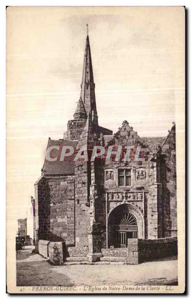 Perros-Guirec - Kirche Notre-Dame de la Clarté - LL. n°47 - Vorderseite