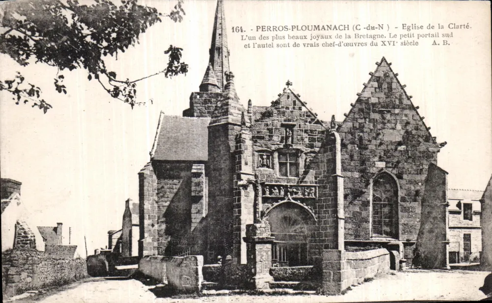 Perros-P loumanach (C.-du-N) — Kirche der Clarté — A. B. - Vorderseite