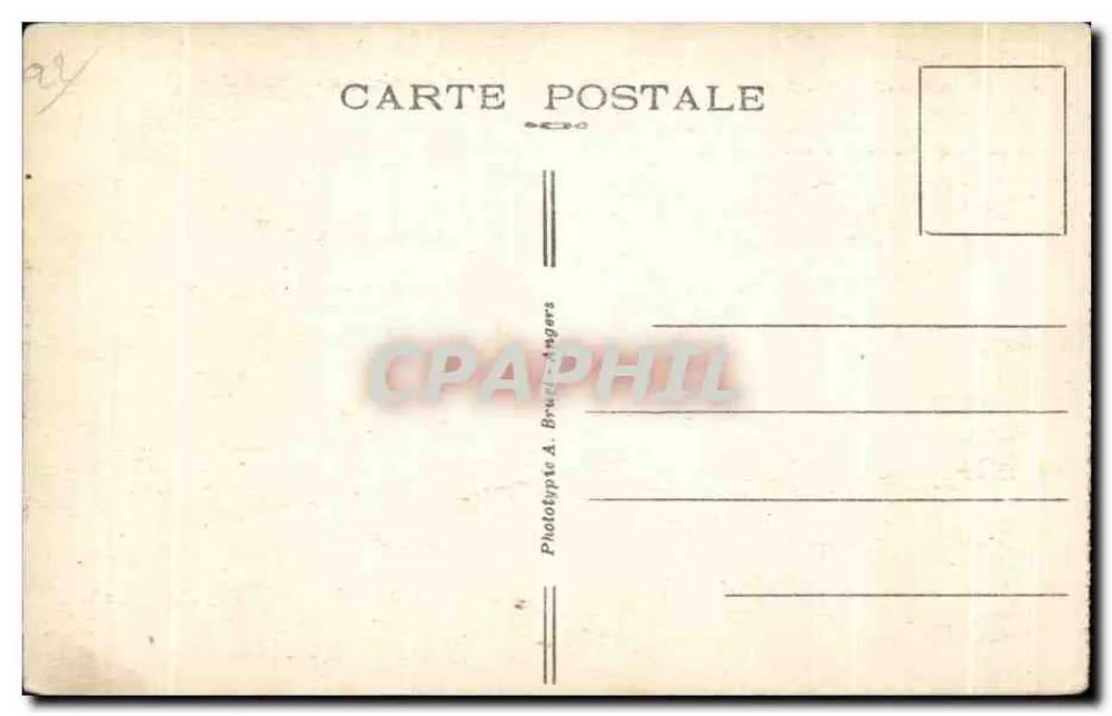 Kirche von Clarté — Perros-Ploumanach (C.-du-N.) — Phototype A. Bruel-Angers - Rückseite