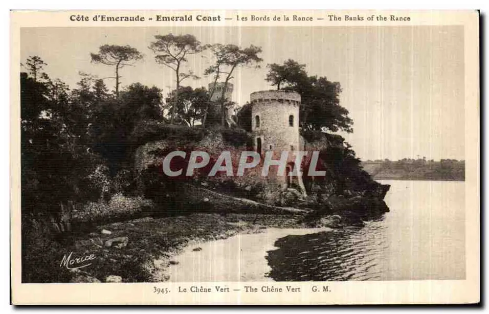 A Carvalha Verde — Costa da Esmeralda, As Margens da Rance — G. M. — n°3945 - Frente