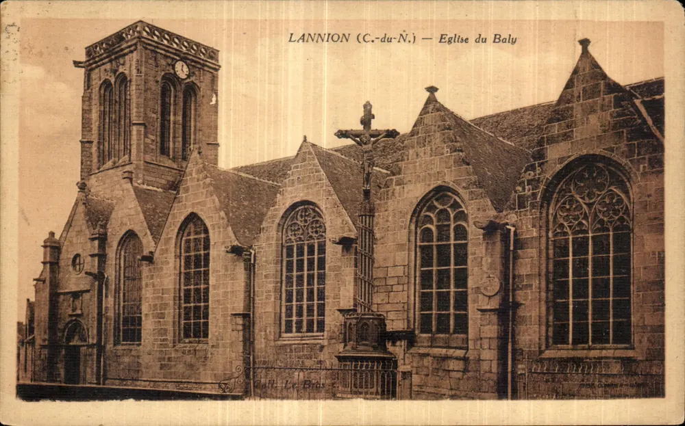 Lannion (C.-du-N.) — Igreja do Baly - Frente