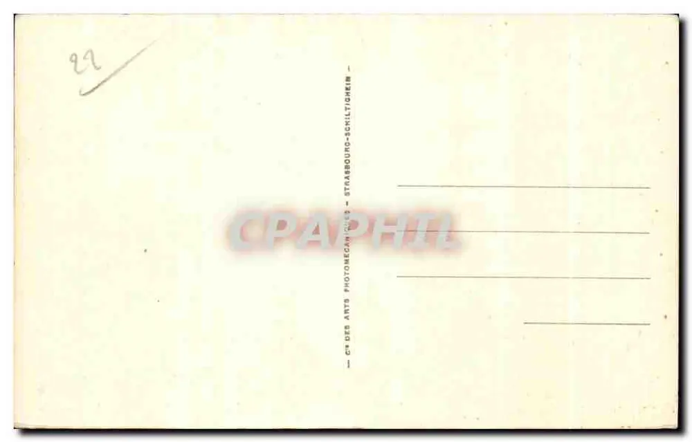 O Gnomo — Ploumanach — Cie des Arts Photomécaniques Strasbourg - Verso