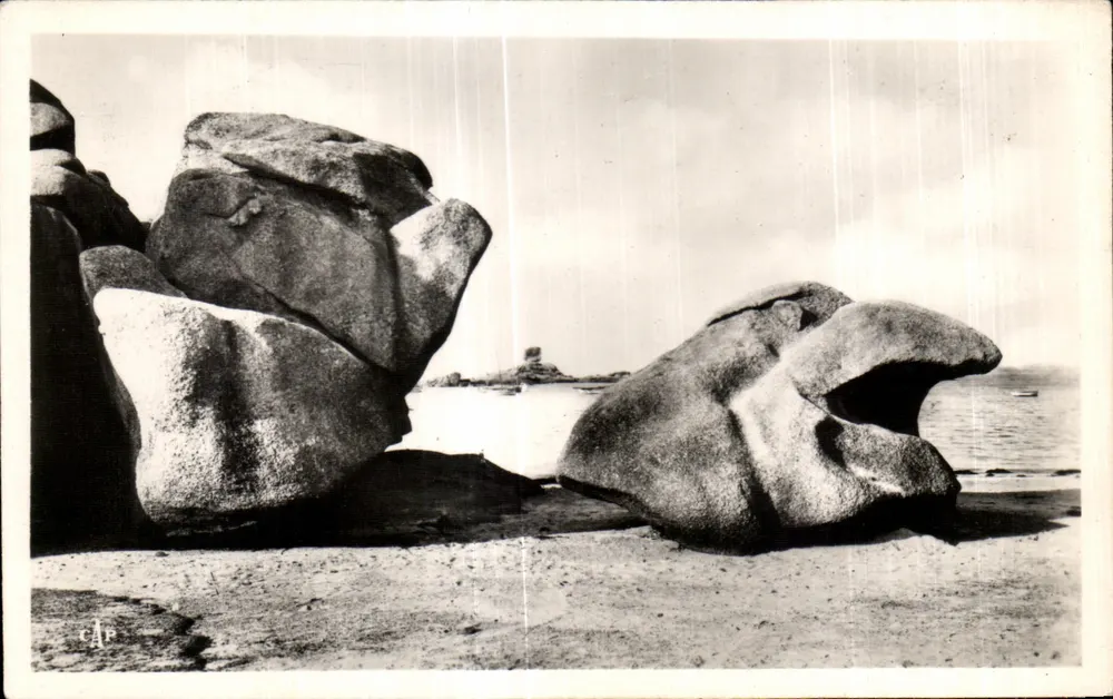 Rocher de la Crève de Coz-Pors — Trégastel — Verleger C.A.P. - Vorderseite
