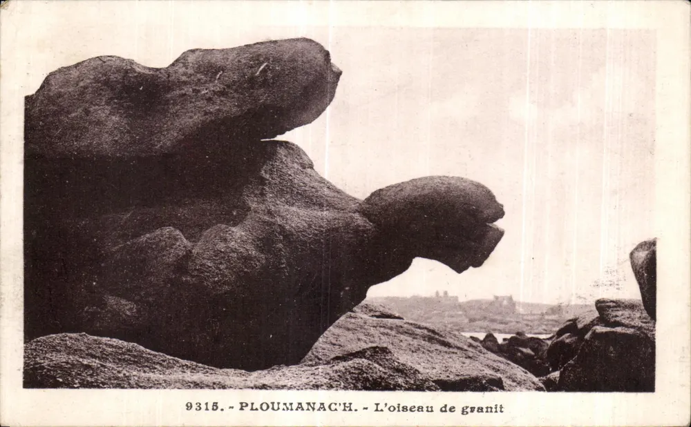 PLOUMANAC'H - O pássaro de granito — editor anônimo, número de série 9315 - Frente
