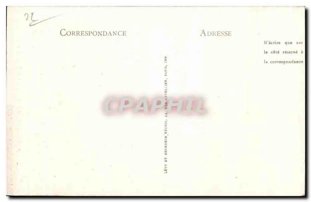 Ploumanach - Das Oratorium Saint Guirec - LL. N°26 - Rückseite