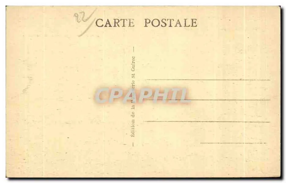 Oratorium von St-Guirec in Ploumanach (C.-du-N.) — Verlag: Edition de la Pâtisserie St Guirec - Rückseite